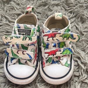 Converse Kids Sneakers with Dinosaur Design - Multicolor